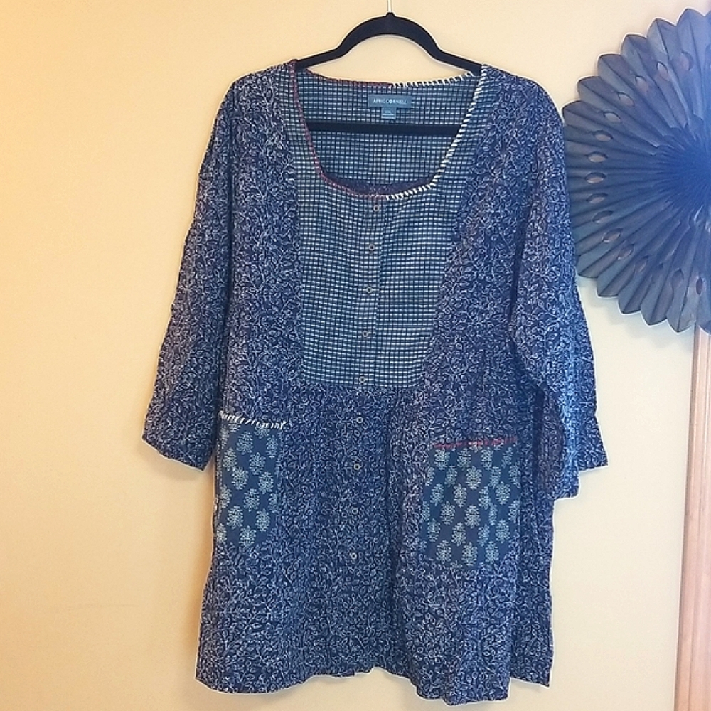 April Cornell XXL Cotton Tunic